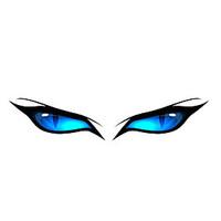 Blue Eye Pattern Decorative Car Sticker