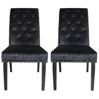 Black Reuben Dining Chair (Pair)