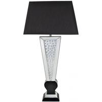 Black Astoria Mirror Table Lamp