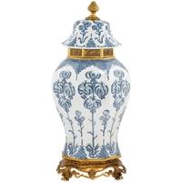 Blue and White Ceramic Vase Debussy