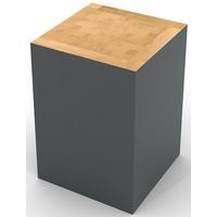 Block Dark Grey Stool