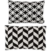 Black and White Pillow Wearstler (Set of 2)