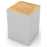 Block Light Grey Stool