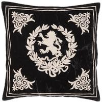 Black Velvet Large Pillow Baronesa