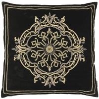 black velvet large pillow loyrette