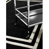 Black and Off White Carpet Celeste 200x300cm