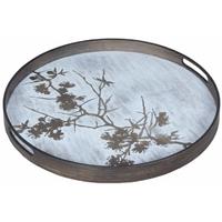 Blossom Small Round Driftwood Tray