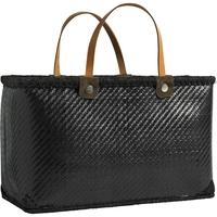 Black Shopping Bag with Handles