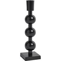 black 3 balls candle holder set of 6