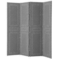 black and white folding screen celeste rhombus