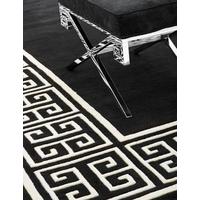 Black and Off White Carpet Apollo 300x300cm