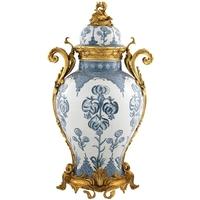 Blue and White Ceramic Vase Armand