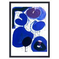 Blue Balls, Sam Francis Framed Print, W100 x H140 cm