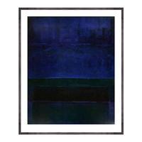 Blue, Green and Brown, Mark Rothko, Framed Print