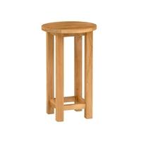 Blakeney Oak Round Top Side Table