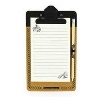 Black Scroll Magnetic Notepad