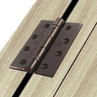 Black Electro Plate Grade 13 Hinge, also suits fire doors.