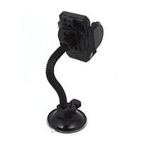 Black Suction Base Flexible Neck Windshield Mount Holder for Cell Phone GPS