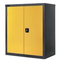 BLACK CARCASS CUPBOARD - LOW COLOUR - YELLOW