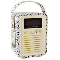 Blue Daisy Mini Bluetooth Retro Radio