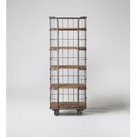 blaine shelving unit small in reclaimed pine