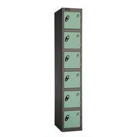 BLACK BODY LOCKERS 12X18 - SIX JADE DOORS