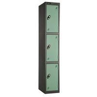 BLACK BODY LOCKERS 12X18 - THREE JADE DOORS