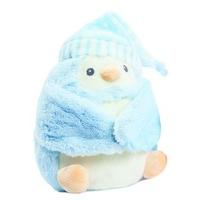 blue bedtime peek a boo penguin with chime ball 8