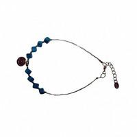 Blue Turquoise & Silver Bracelet