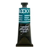 Blockx Turquoise Green Oil Paint, 35ml Tube