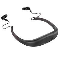 Bluetooth Sports Earphone with 4GB Memory Black