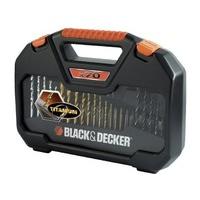 Black + Decker A7184 Titanium Drilling and Screwdriver Bit Accessory Set (70 Piece)