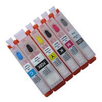 BLOOM 570-571 Ink Cartridge For CANON PIXMA MG7750/MG7751/MG7752/MG7753/TS9050/9055/8050/8051/8052/8053 Permanent Chip NO INK (6 colors of 1 set)