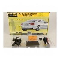 Black Reversing Rear Parking Sensor System With Alarm