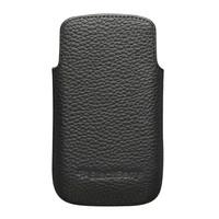 BlackBerry ACC-41817-201 Bold 9790 Leather Pocket - Black / Black