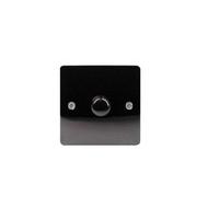 Black Chrome Dimmer Switch Light Swtiches Dencon 1 Gang 1 Way Dimmer Switch