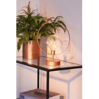 Blair Circle Table Lamp, COPPER