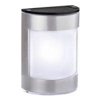 Blooma Alhena Silver Solar Powered LED Wall Light