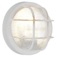 Blooma Thetis White Mains Powered External Wall Light