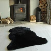 Black Single Sheepskin