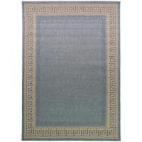 Blue Bordered Flatweave Rug - Florence 200x290