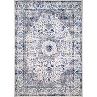 Blue Distressed Traditional Rugs - Halcyon 80x150