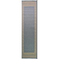 Blue Bordered Flatweave Rug - Florence 60x230