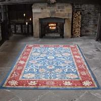 blue red ziegler traditional rug chobi 120x170