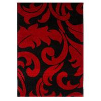 black red modern rug 9029 montego 140cm x 190cm 4ft 8 x 6ft 3