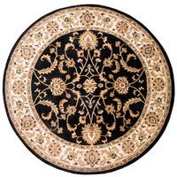 black gold damask traditional rugs farhan c160