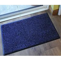 Blue Washable Dirt Catcher Barrier Door Mat Nova 60x40