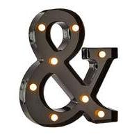Black Ampersand Feature Light