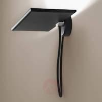 Black LED GiuUp wall lamp, 40 W