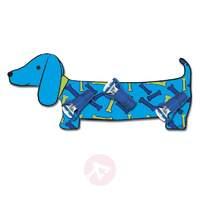 Blue Bello wall light in sausage dog shape